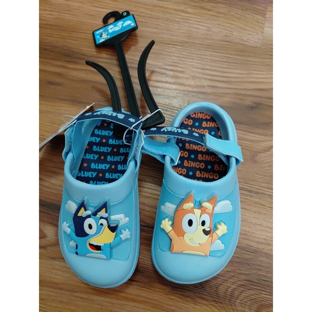 Disney Bluey & Bingo Slip On Clogs Light Up!!  Boys Or Girls Toddler Size 9 NEW